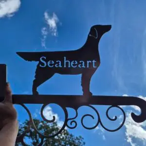 Kennel Name Hanging Brackets