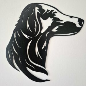 Stylised Flatcoated Retriever