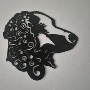 Stylised Cury Coated Retriever